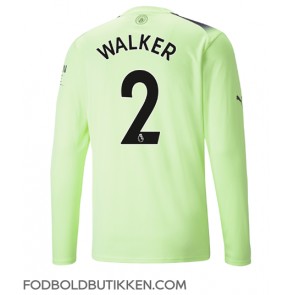 Manchester City Kyle Walker #2 Tredjetrøje 2022-23 Langærmet